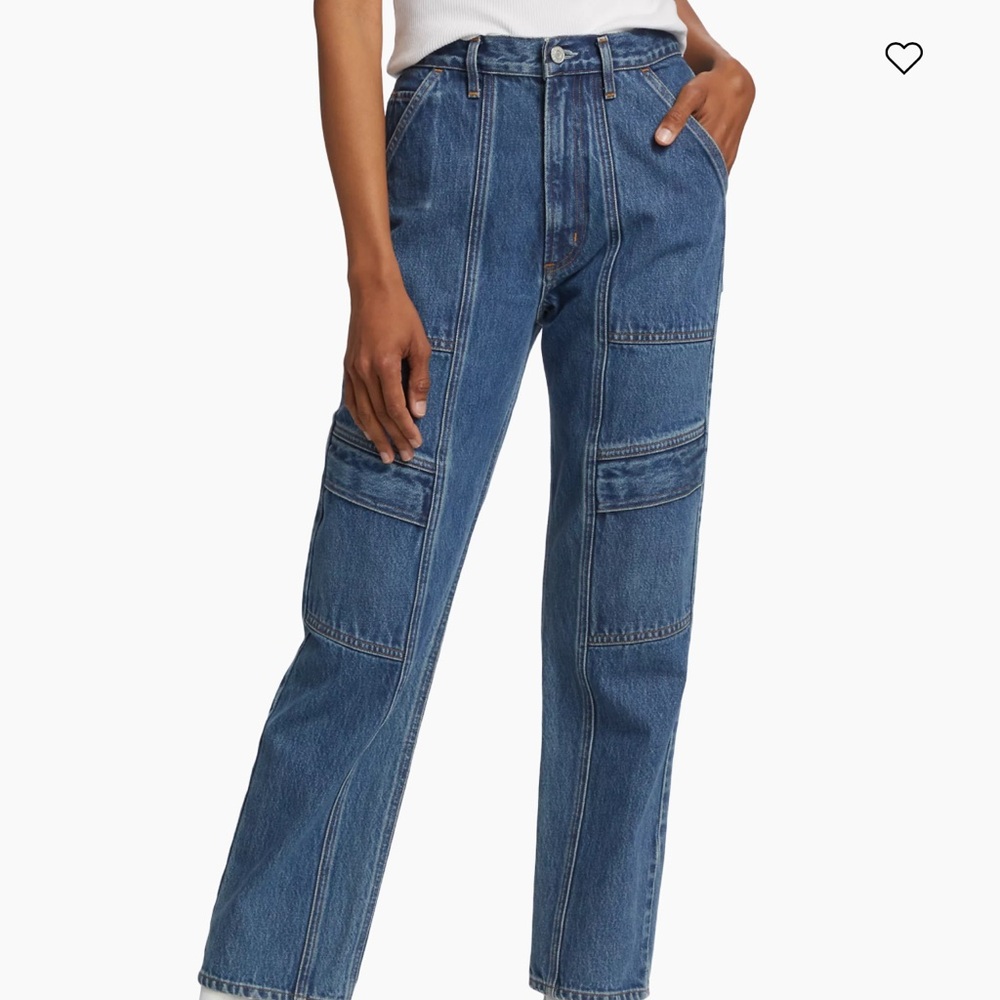 AGOLDE  Cooper High Rise Straight Leg Cargo Jeans